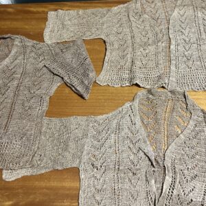 Giacchettini corti/boleri in fibra di ortica